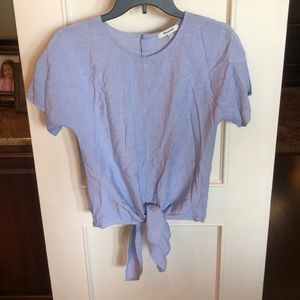 Blue Madewell Blouse
